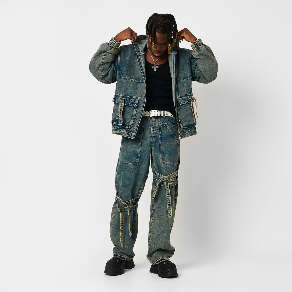 Allsander Men's Platform Trainers - Black